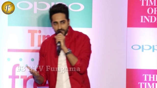 Ayushmann Khurana At Launch Of The 10th Edition Of OPPO Times Fresh Face