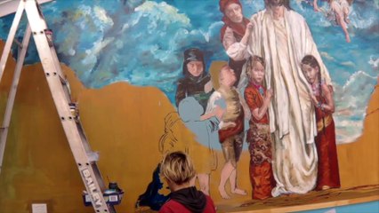 Resurrection of Jesus - Mural for Christian College