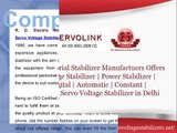 Servo Voltage Stabilizer Manufacturers