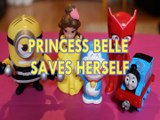 PRINCESS BELLE SAVES HERSELF MINIONS DORAEMON THOMAS & FRIENDS OWLETTE DESPICABLE ME Toys BABY Videos,  BEAUTY AND THE B