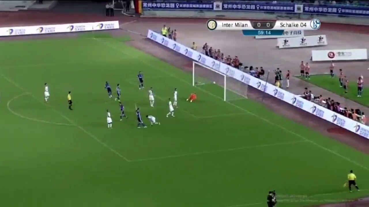 Daniel Caligiuri  Goal HD - Inter Milan 0 - 1 Schalke - 21.07.2017 (Full Replay)
