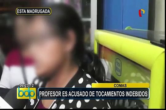 Comas: profesor es detenido por realizar tocamientos indebidos a menor