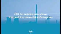 70% des émissions de carbone sont produites par une centaine d'entreprises