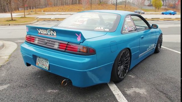 S14 Nissan 240SX SR20 Review Sketchy and Catches On Fire That Dude in Blue