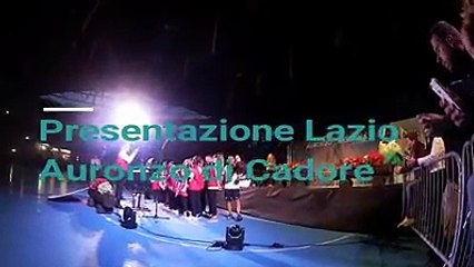 Lazio, la presentazione della squadra