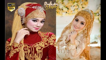 Download Video: The Most Beautiful Hijab Fashionable Outlooks and  Styles for Eid and Bridal Weddings