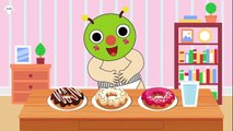 むしむしくん アニメ ❤ 食べる ドーナツ ❤ トイレトレーニング ❤ 赤ちゃん笑う、喜ぶ、泣きやむ ❤ 子供向けアニメ  [Japan Kid]