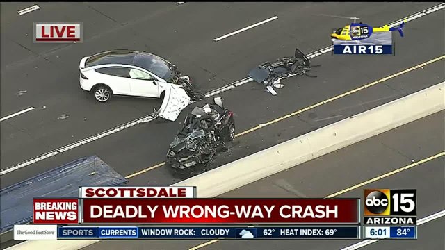 Driver killed in wrong-way crash in Scottsdale