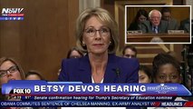FNN Bernie Sanders to Betsy DeVos: Would You Be Here If You Werent A Multi Billionaire?