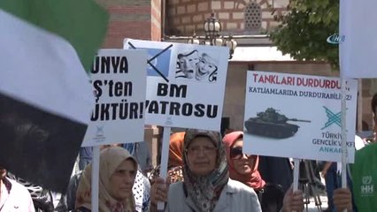 İsrail'in Mescid-i Aksa Kararı Başkent'te Protesto Edildi