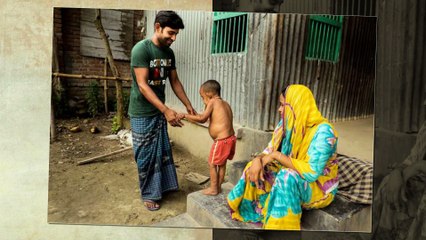 طفل بعمر 4 سنوات بملامح شيخ 80 سنة