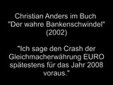 DER EURO CRASHT, Autor  Christian Anders - Buchtrailer
