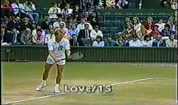 1989 Wimbledon Finale Boris Becker b Stefan Edberg 2