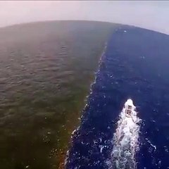Subhan Allah ek samandar main 2 kisam ka pani