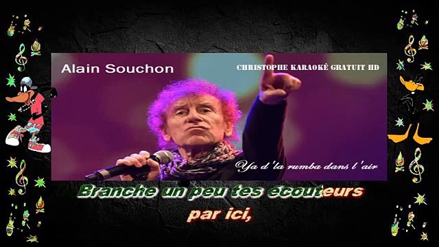 Alain Souchon - Ya d'la rumba dans l'air KARAOKE / INSTRUMENTAL