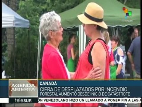Canadá: 40 mil desplazados por incendios en Columbia Británica
