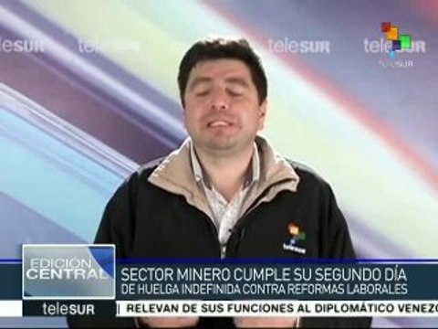 Perú: trabajadores mineros, docentes y médicos mantienen protestas