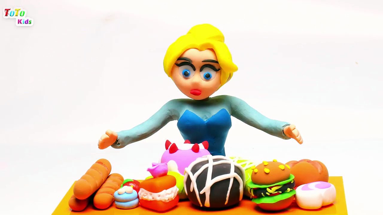 Play Foam Disney Princess Frozen Elsa Surprise Eggs Learn Colors Finger Family Song(1)