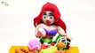 Play Foam Disney Princess Mermaid Surprise Eggs Learn Colors Finger Family Song