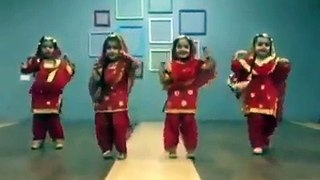 Four Cute Little Girls Performing Punjabi Folk Dance | Punjabi Virsa | Punjabi Song Dance