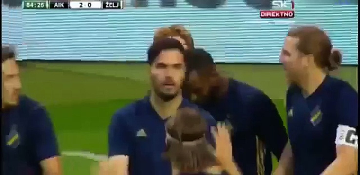 AIK 2:0 Zeljeznicar (Europa League Qualifikation 20 Juli 2017)
