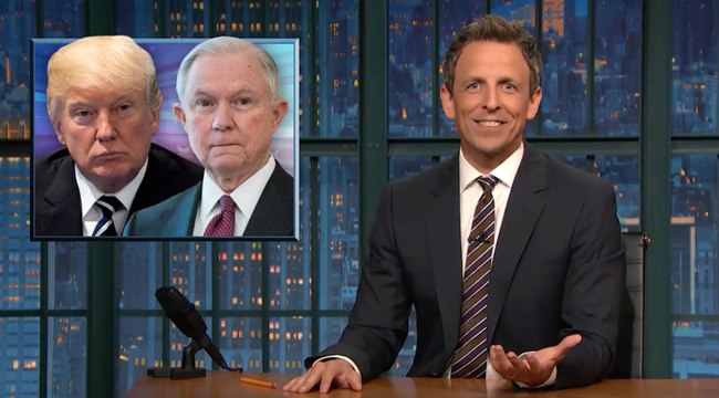 Late-night laughs: Trump lashes out against Jeff Sessions