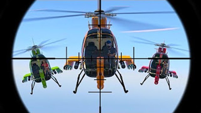 KWEBBELKOP-SNIPERS vs. ATTACK HELICOPTERS! (GTA 5 Funny Moments)