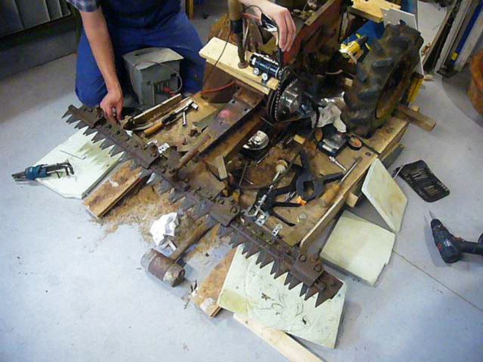 Einachser - neuer Motor für den Balkenantrieb