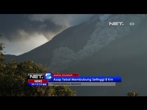 NET5 - Gunung Berapi di Ekuador Meletus
