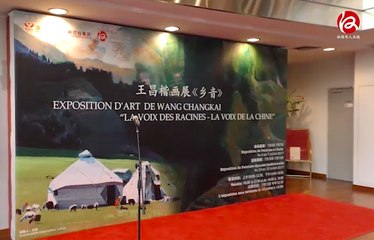 纪录片(中法文): 著名画家王昌楷"乡音"画展_巴黎中国文化中心开幕式 - Exposition d'art de Wang Changkai "La voix des racines - la voix de la Chine"