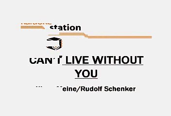 Scorpions - Can't live without you (Karaoke)