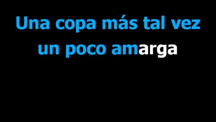 Una copa mas -  Los panchos  - Karaoke  - Letra