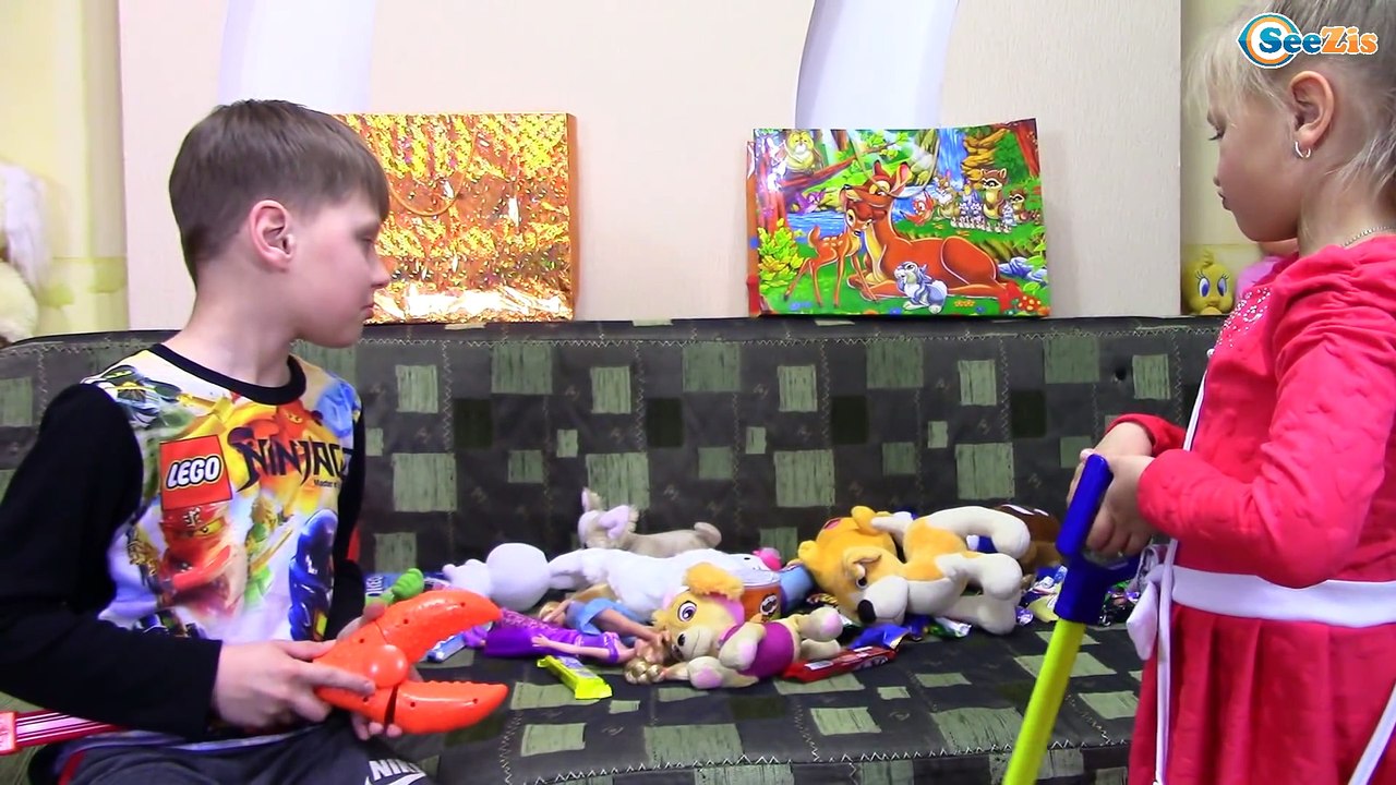 Bad Baby Crazy Challenge candy and toys | Сумас...