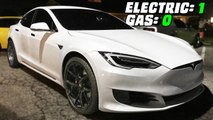Gutted & Modified Tesla TROLLS the Streets and Shocks Everyone