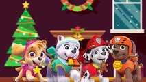 Paw Patrol Christmas Song for Toddlers Five Little Puppies dressing Christmas Tree Nursery