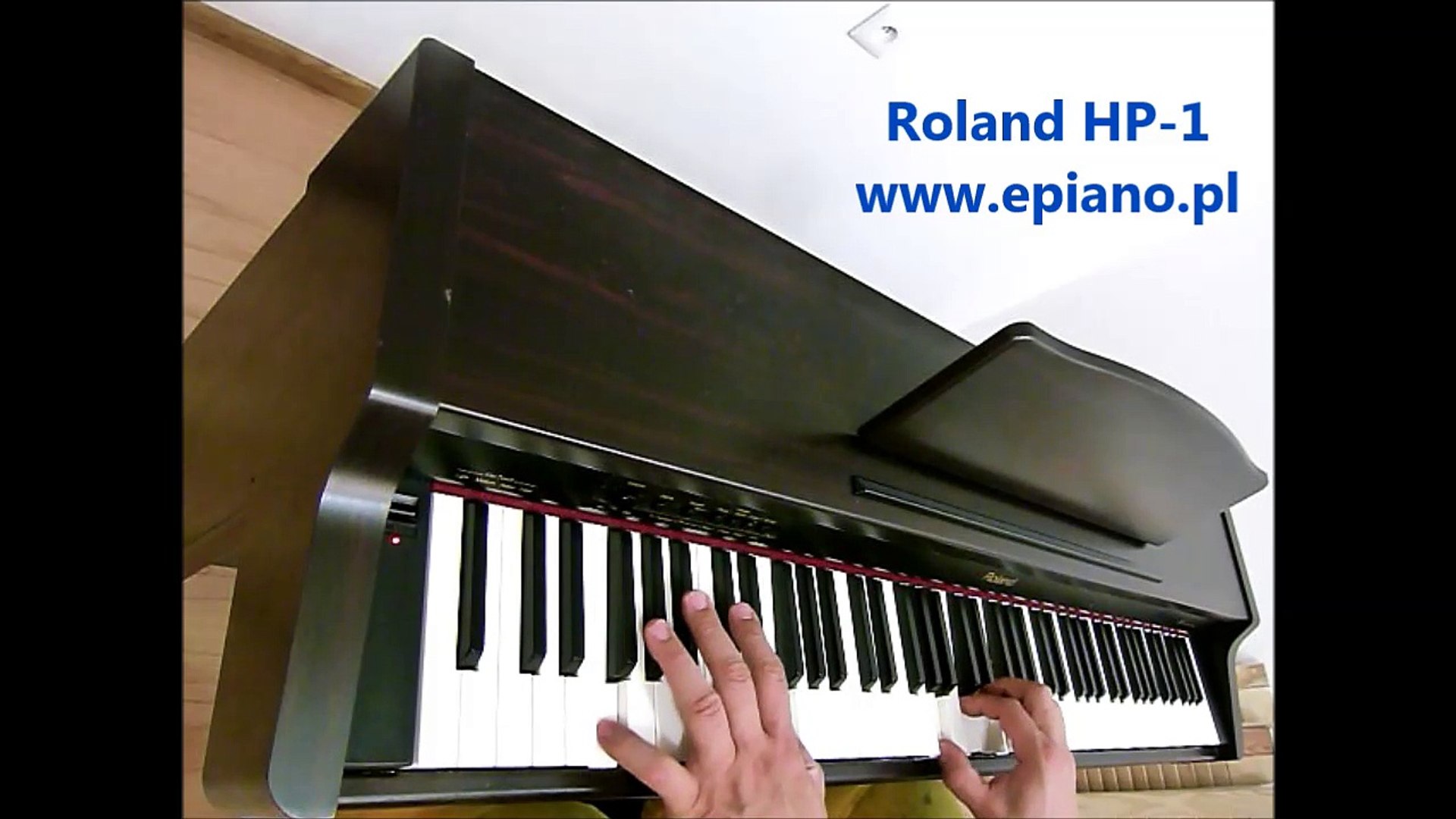 Pianino cyfrowe Roland HP-1 nasz test - video Dailymotion