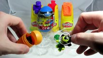4 Surprise eggs Play-Doh. Детский пластилин Play-doh, наборы play doh キンダーサプライズビデオ