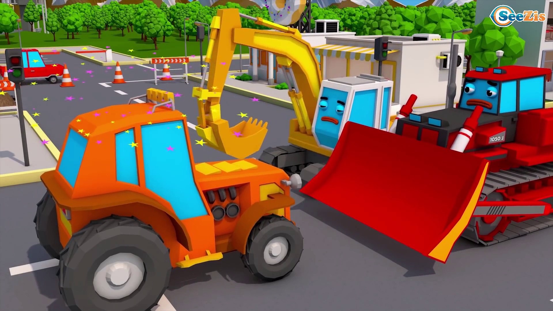 Caminhão e Trator para Crianças  Desenhos animados carros bebês compilação  de 54 min carro desenho – Видео Dailymotion