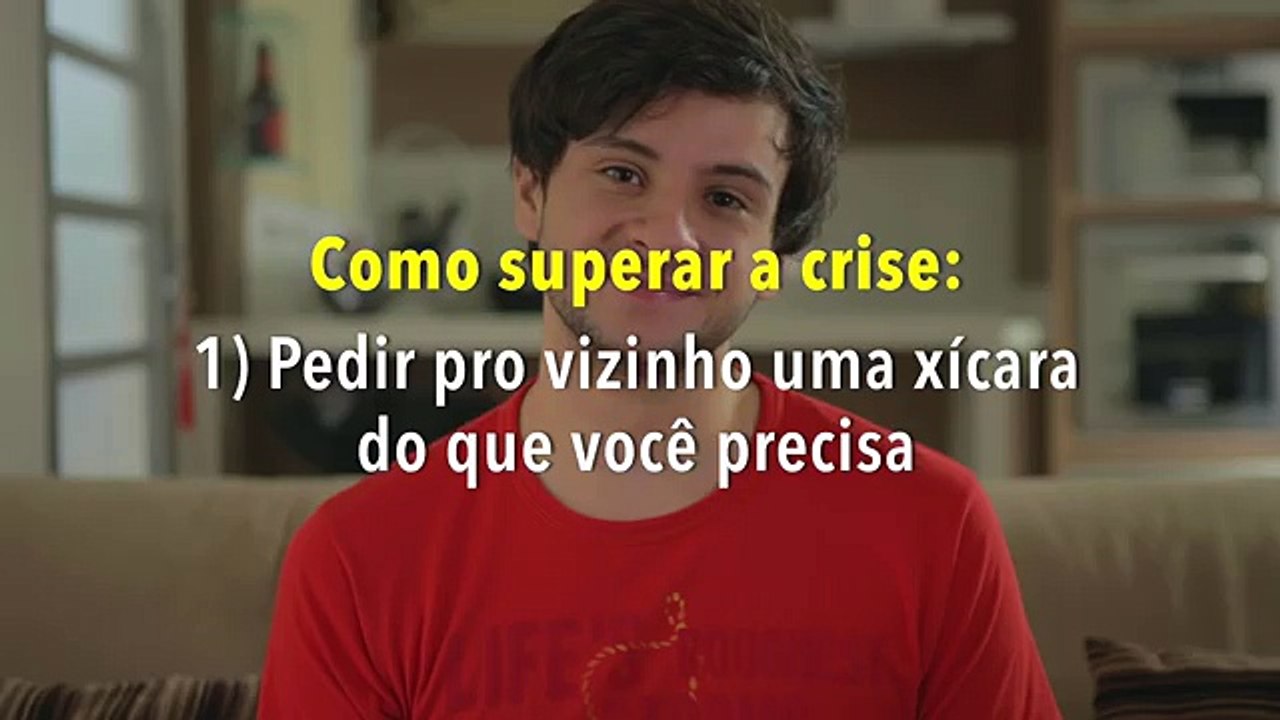 Não está tendo crise