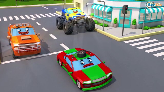Trator e Caminhão para Crianças | Desenhos animados carros bebês 3D desenho animado