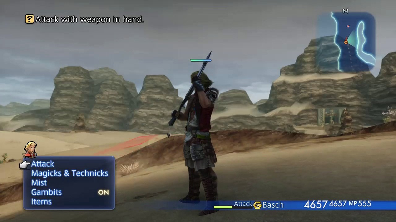 Basch Gun Moveset