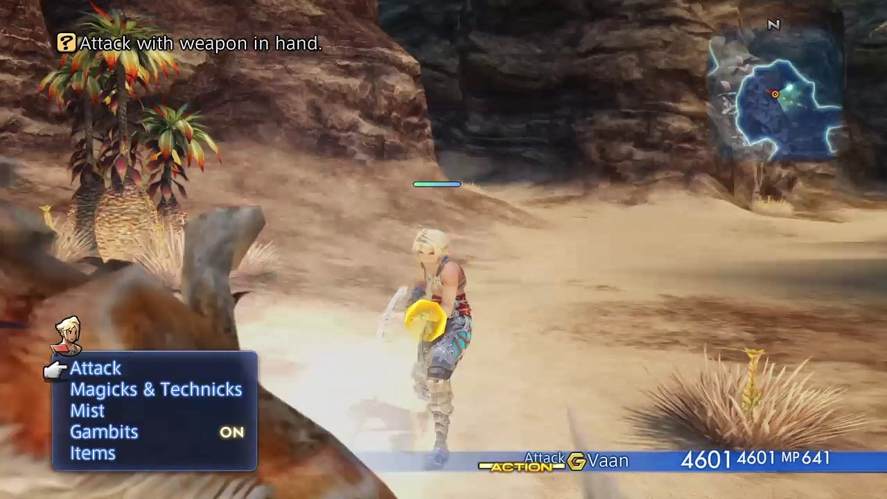 Vaan Spear Moveset