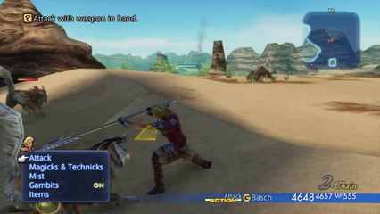 Basch Spear Moveset