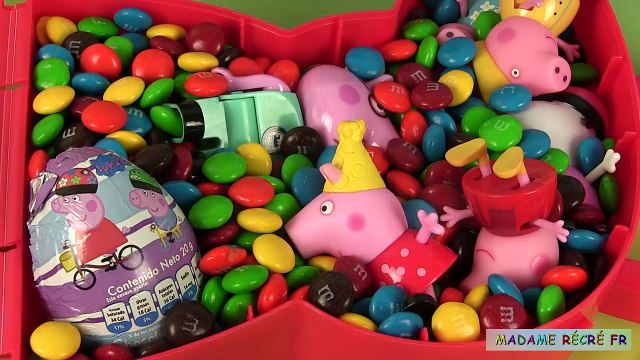 Peppa Pig en français Surprises M&M's Boîte d’accessoires