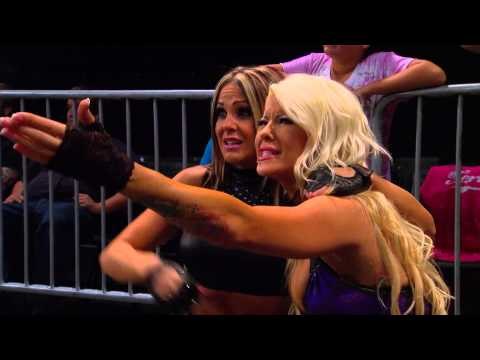 Taryn Terrell vs Madison Rayne vs Angelina Love for Knockouts contendership (Oct. 8, 2014)