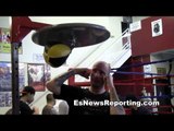 Kelly Pavlik At The Robert Garcia Boxing Academy in Oxnard