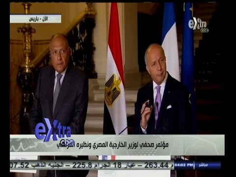 #غرفة_الأخبار | مؤتمر صحفي لوزير الخارجية المصري ونظيره الفرنسي لمناقشة تطورات الوضع في قطاع غزة