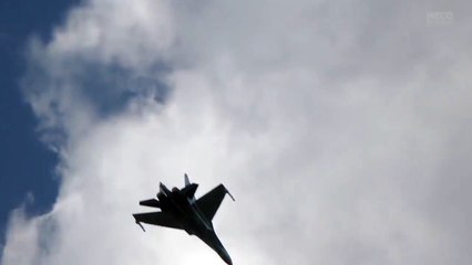 un "baile" increíble del SU-35S ✭ MAKS 2017 Rusia