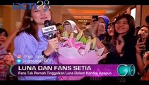 Dapat Kejutan dari Fans, Luna Maya Histeris