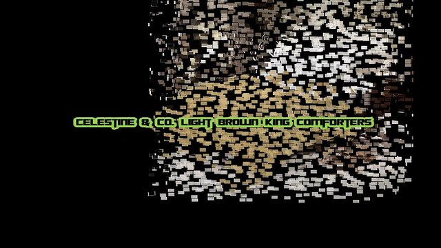 Celestine & Co. Light Brown King Comforters